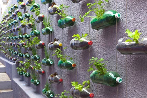 reusing plastic waste