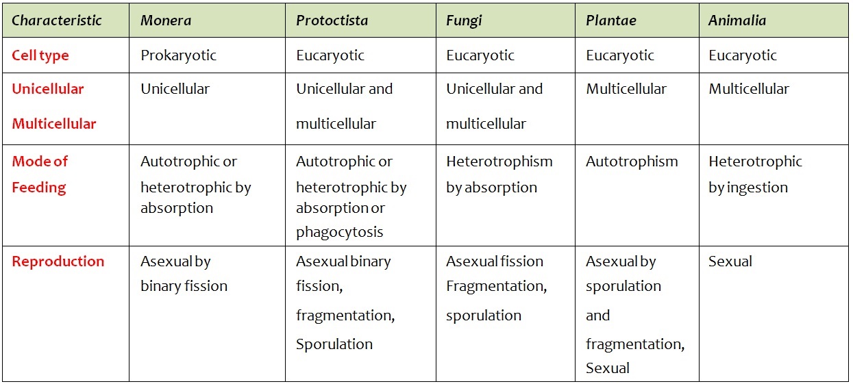 General characteristics of kingdom - Biology Form Three